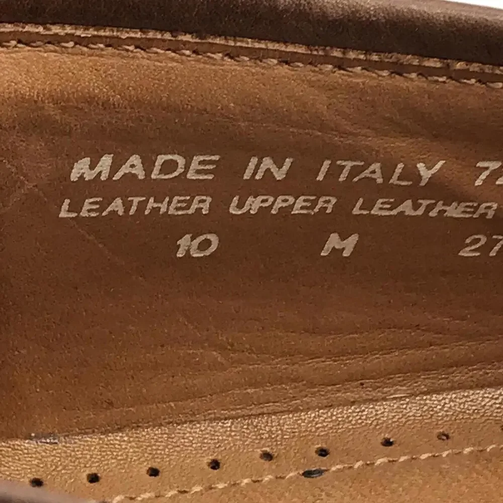 Bostonian Florentine Italy Italian Leather Weave 10 M Casual Loafer Shoes 27792 - Picture 9 of 10